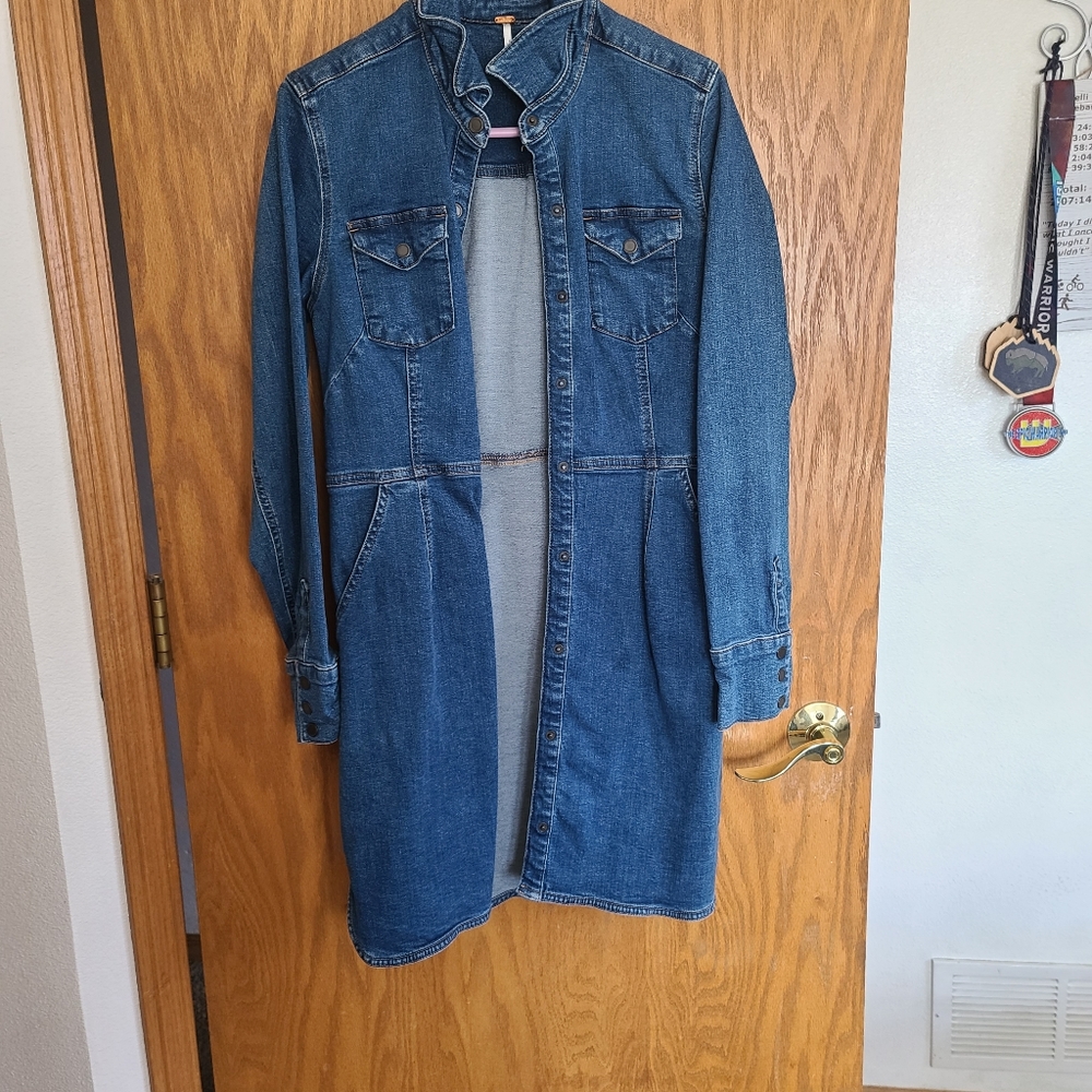 Free People Jean snap dress